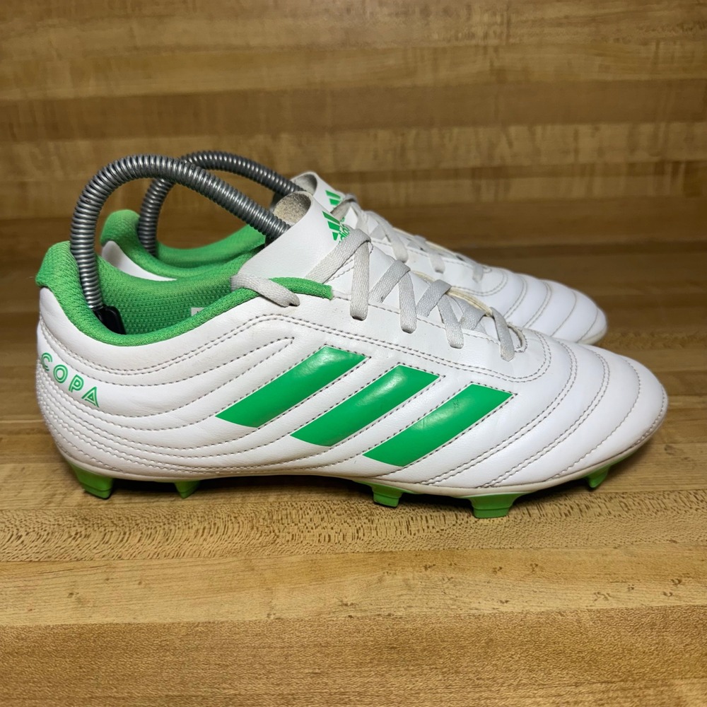 Adidas Copa 19.4 FG Soccer Cleats White Green Mens Size 7 D98069